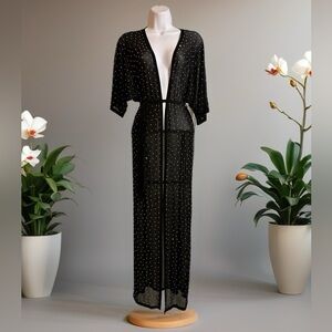 ✨Hot & Delicious Black Sheer Cardigan